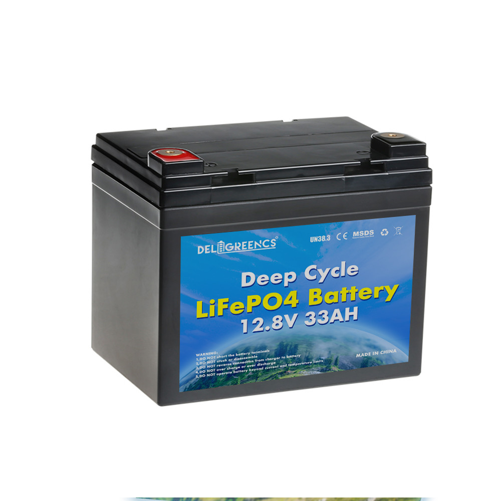 china 12.8V 33Ah Bluetooth LiFePO4 Battery Pack For RV